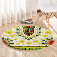 Enkutatash Dashiki and Adey Abeba Round Carpet
