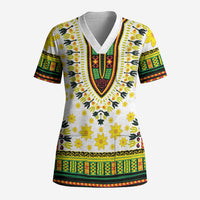 Afro Enkutatash Dashiki and Adey Abeba Scrub Top