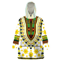 Enkutatash Dashiki and Adey Abeba Wearable Blanket Hoodie - Wonder Print Shop