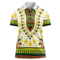 Enkutatash Dashiki and Adey Abeba Women Polo Shirt - Wonder Print Shop