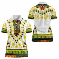 Enkutatash Dashiki and Adey Abeba Women Polo Shirt - Wonder Print Shop