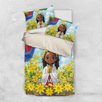 Happy Enkutatash Eritrea Personalized Bedding Set Beautiful Girl Adey Abeba Flower LT9 - Wonder Print Shop