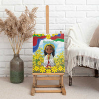 Happy Enkutatash Eritrea Personalized Canvas Wall Art Beautiful Girl Adey Abeba Flower LT9 - Wonder Print Shop