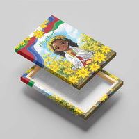 Happy Enkutatash Eritrea Personalized Canvas Wall Art Beautiful Girl Adey Abeba Flower LT9 - Wonder Print Shop