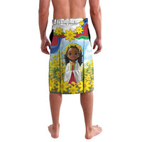 Happy Enkutatash Eritrea Personalized Lavalava Beautiful Girl Adey Abeba Flower - Wonder Print Shop