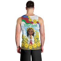 Happy Enkutatash Eritrea Personalized Men Tank Top Beautiful Girl Adey Abeba Flower - Wonder Print Shop