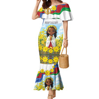 Happy Enkutatash Eritrea Personalized Mermaid Dress Beautiful Girl Adey Abeba Flower - Wonder Print Shop