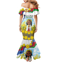 Happy Enkutatash Eritrea Personalized Mermaid Dress Beautiful Girl Adey Abeba Flower - Wonder Print Shop