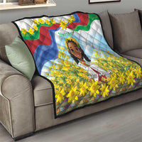 Happy Enkutatash Eritrea Personalized Quilt Beautiful Girl Adey Abeba Flower - Wonder Print Shop