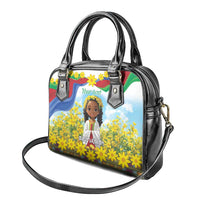 Happy Enkutatash Eritrea Personalized Shoulder Handbag Beautiful Girl Adey Abeba Flower