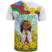 Happy Enkutatash Eritrea Personalized T Shirt Beautiful Girl Adey Abeba Flower - Wonder Print Shop