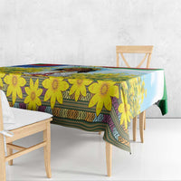 Happy Enkutatash Eritrea Personalized Tablecloth Beautiful Girl Adey Abeba Flower - Wonder Print Shop