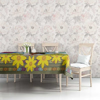Happy Enkutatash Eritrea Personalized Tablecloth Beautiful Girl Adey Abeba Flower - Wonder Print Shop