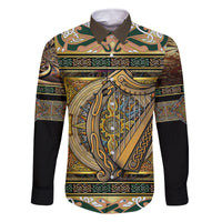 Ireland Shamrock Family Matching Short Sleeve Bodycon Dress and Hawaiian Shirt Celtic Knot Traditional Irish Symbol - Wonder Print Shop