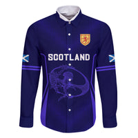 Scotland Rugby Family Matching Off Shoulder Short Dress and Hawaiian Shirt Scottish Thistle World Cup 2023 LT9 - Wonder Print Shop