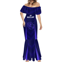 Scotland Rugby Mermaid Dress Scottish Thistle World Cup 2023 - Wonder Print Shop