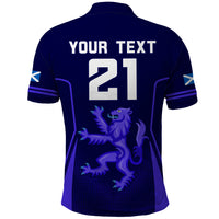 Custom Scotland Rugby Polo Shirt Scottish Thistle World Cup 2023 - Wonder Print Shop