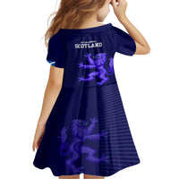 Scotland Rugby Family Matching Off Shoulder Long Sleeve Dress and Hawaiian Shirt Go Scottish World Cup Sporty Style - Wonder Print Shop