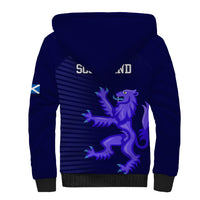 Scotland Rugby Sherpa Hoodie Go Scottish World Cup Sporty Style - Wonder Print Shop