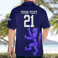 Custom Scotland Rugby Hawaiian Shirt Go Scottish World Cup Sporty Style - Wonder Print Shop