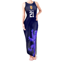 Custom Scotland Rugby Tank Maxi Dress Go Scottish World Cup Sporty Style - Wonder Print Shop