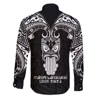 New Zealand Te Reo Maori Family Matching Mermaid Dress and Hawaiian Shirt Kia Kaha Maori Language Week Black Style LT9 - Wonder Print Shop