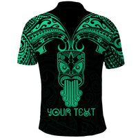 Personalised New Zealand Te Reo Maori Polo Shirt Kia Kaha Maori Language Week Green Style - Wonder Print Shop