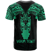 Personalised New Zealand Te Reo Maori T Shirt Kia Kaha Maori Language Week Green Style - Wonder Print Shop