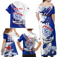 Cuba Triumph of the Revolution Personalized Family Matching Off Shoulder Maxi Dress and Hawaiian Shirt Freedom And Liberty LT9 - Wonder Print Shop