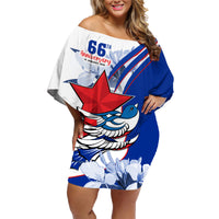 Cuba Triumph of the Revolution Personalized Family Matching Off Shoulder Short Dress and Hawaiian Shirt Freedom And Liberty LT9 - Wonder Print Shop