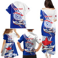 Cuba Triumph of the Revolution Personalized Family Matching Puletasi Dress and Hawaiian Shirt Freedom And Liberty - Wonder Print Shop