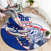 cuba-triumph-of-the-revolution-personalized-round-carpet-freedom-and-liberty