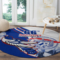 cuba-triumph-of-the-revolution-personalized-round-carpet-freedom-and-liberty