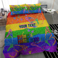 Sydney Mardi Gras Personalized Bedding Set Pride Rainbow Glitter Colorful Style LT9 - Wonder Print Shop