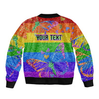 Sydney Mardi Gras Personalized Bomber Jacket Pride Rainbow Glitter Colorful Style LT9 - Wonder Print Shop