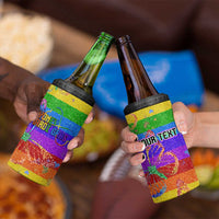 Sydney Mardi Gras Personalized 4 in 1 Can Cooler Tumbler Pride Rainbow Glitter Colorful Style LT9 - Wonder Print Shop