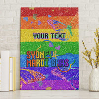 Sydney Mardi Gras Personalized Canvas Wall Art Pride Rainbow Glitter Colorful Style LT9 - Wonder Print Shop