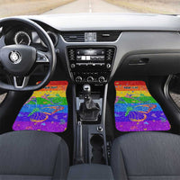 Sydney Mardi Gras Personalized Car Mats Pride Rainbow Glitter Colorful Style LT9 - Wonder Print Shop