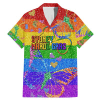 Sydney Mardi Gras Personalized Family Matching Mermaid Dress and Hawaiian Shirt Pride Rainbow Glitter Colorful Style LT9 - Wonder Print Shop