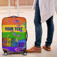 Sydney Mardi Gras Personalized Luggage Cover Pride Rainbow Glitter Colorful Style - Wonder Print Shop