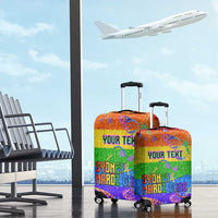 Sydney Mardi Gras Personalized Luggage Cover Pride Rainbow Glitter Colorful Style - Wonder Print Shop