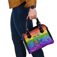 Sydney Mardi Gras Personalized Shoulder Handbag Pride Rainbow Glitter Colorful Style
