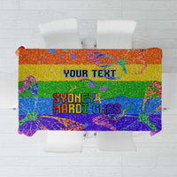 Sydney Mardi Gras Personalized Tablecloth Pride Rainbow Glitter Colorful Style - Wonder Print Shop
