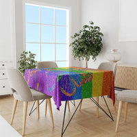 Sydney Mardi Gras Personalized Tablecloth Pride Rainbow Glitter Colorful Style - Wonder Print Shop