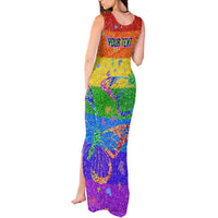 Sydney Mardi Gras Personalized Tank Maxi Dress Pride Rainbow Glitter Colorful Style - Wonder Print Shop