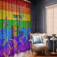 Sydney Mardi Gras Personalized Window Curtain Pride Rainbow Glitter Colorful Style - Wonder Print Shop