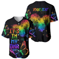 It's In My DNA LGBT History Month Baseball Jersey LT9 - Wonder Print Shop