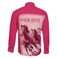 Kentucky Horse Racing Personalized Family Matching Long Sleeve Bodycon Dress and Hawaiian Shirt Pink Out LT9 - Wonder Print Shop