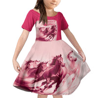Kentucky Horse Racing Personalized Family Matching Mermaid Dress and Hawaiian Shirt Pink Out LT9 - Wonder Print Shop