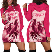 Kentucky Horse Racing Personalized Hoodie Dress Pink Out - Wonder Print Shop